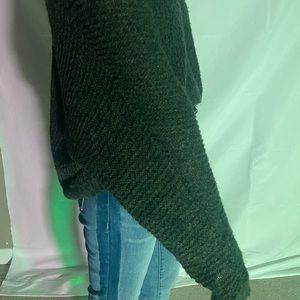 Green knit sweater